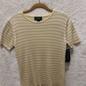 Ralph Lauren 100% silk yarn NEW shirt top beautiful and amazing quality ❤️